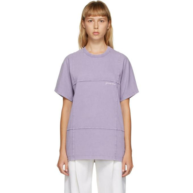 Jacquemus Purple Le T-Shirt Carro T-Shirt