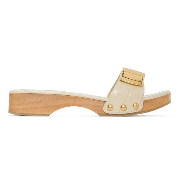 Jacquemus SSENSE Exclusive Beige Croc Les Tatanes Sandals