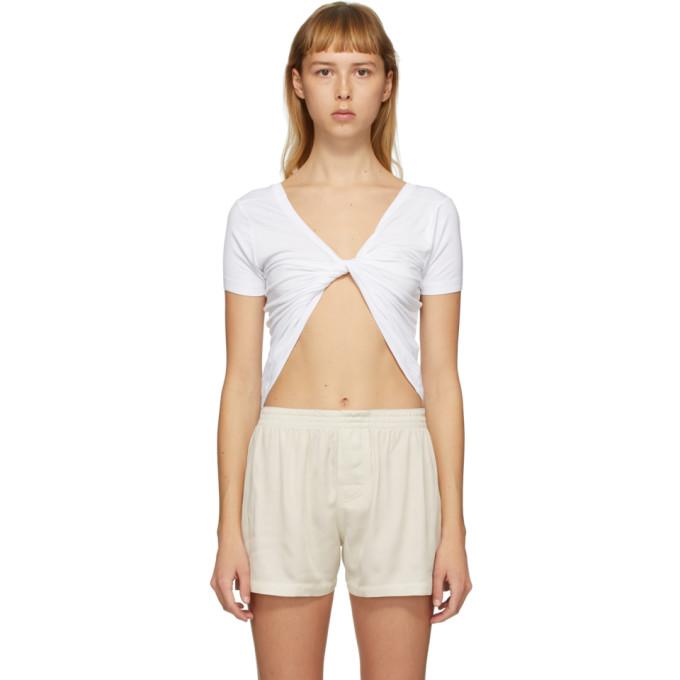 Jacquemus SSENSE Exclusive White Le T-Shirt Sprezza T-Shirt