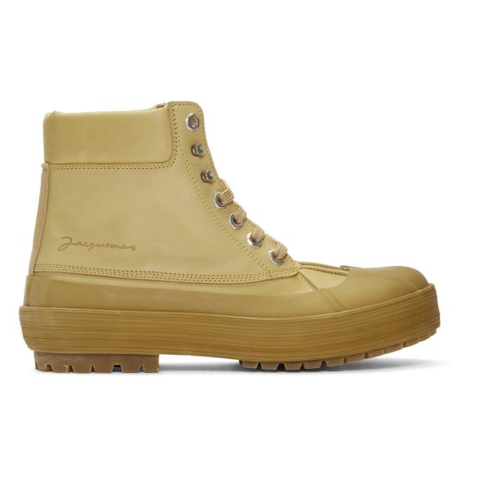 Jacquemus Tan Les Meuniers Hautes Boots