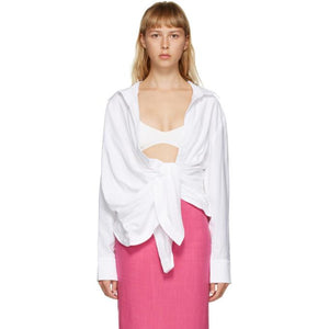 Jacquemus White La Chemise Bahia Shirt