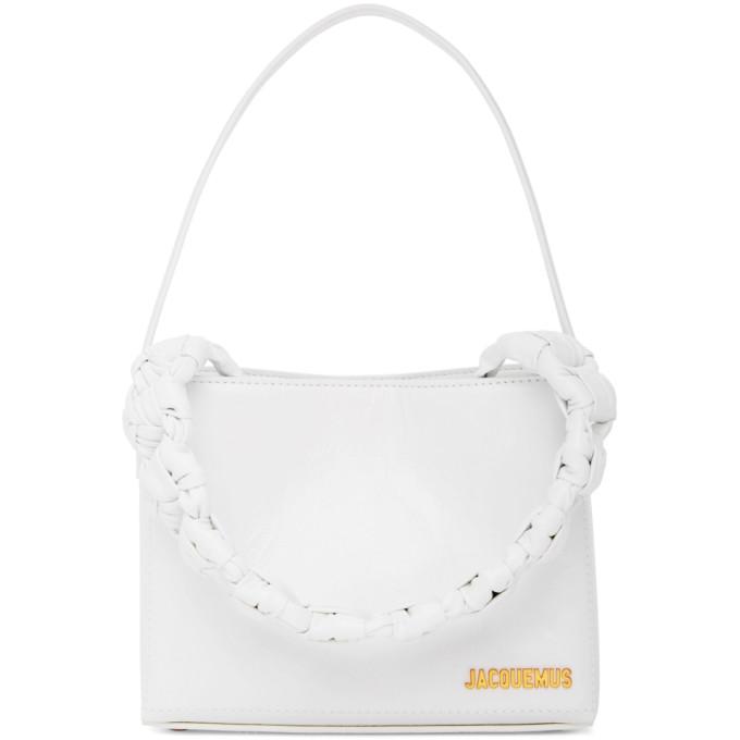 Jacquemus White Le Sac Noeud Tote