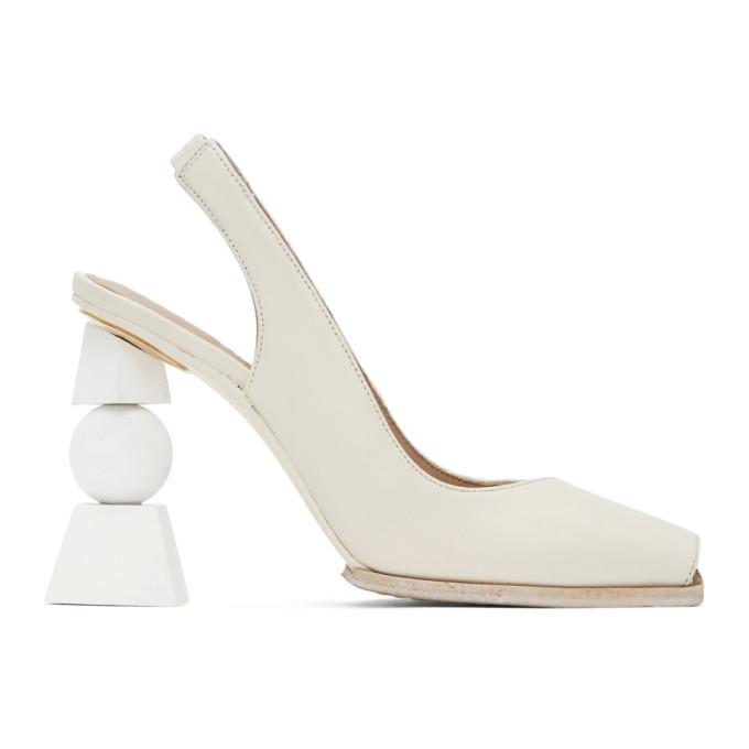 Jacquemus White Les Chaussures Valerie Heels