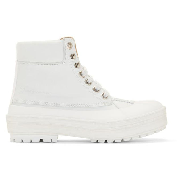 Jacquemus White Les Meuniers Hautes Boots