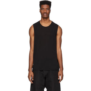 Jan-Jan Van Essche Black Washi Jersey Tank Top