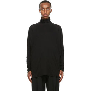 Jan-Jan Van Essche Black Yak Wool 65 Turtleneck