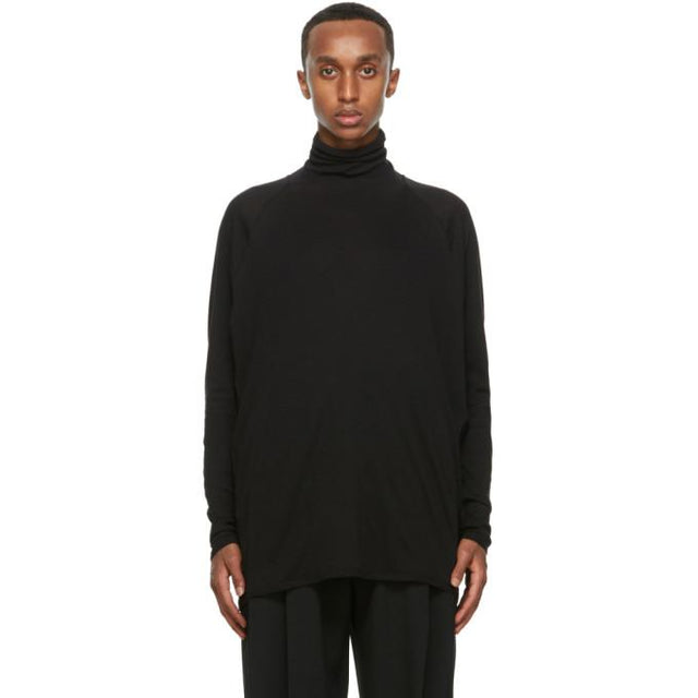 Jan-Jan Van Essche Black Yak Wool 65 Turtleneck