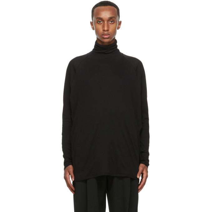 Jan-Jan Van Essche Black Yak Wool 65 Turtleneck