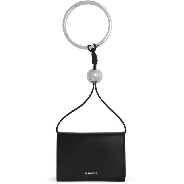 Jil Sander Black Bracelet Wallet Clutch
