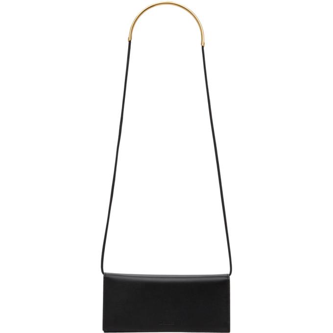 Jil Sander Black Continental Bag