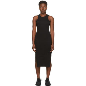 John Elliott Black Supima Midi Dress