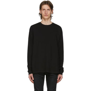 John Elliott Black University Long Sleeve T-Shirt