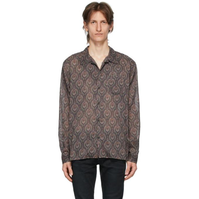John Elliott Burgundy Seville Shirt