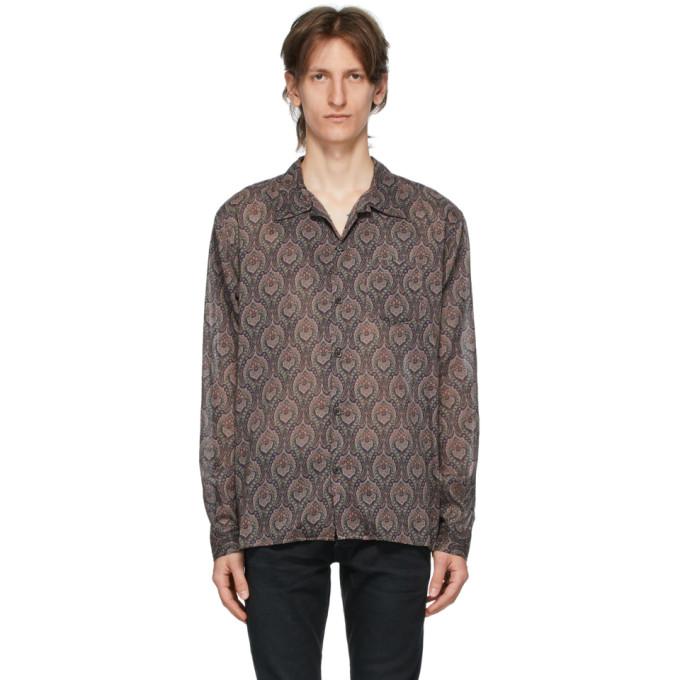 John Elliott Burgundy Seville Shirt