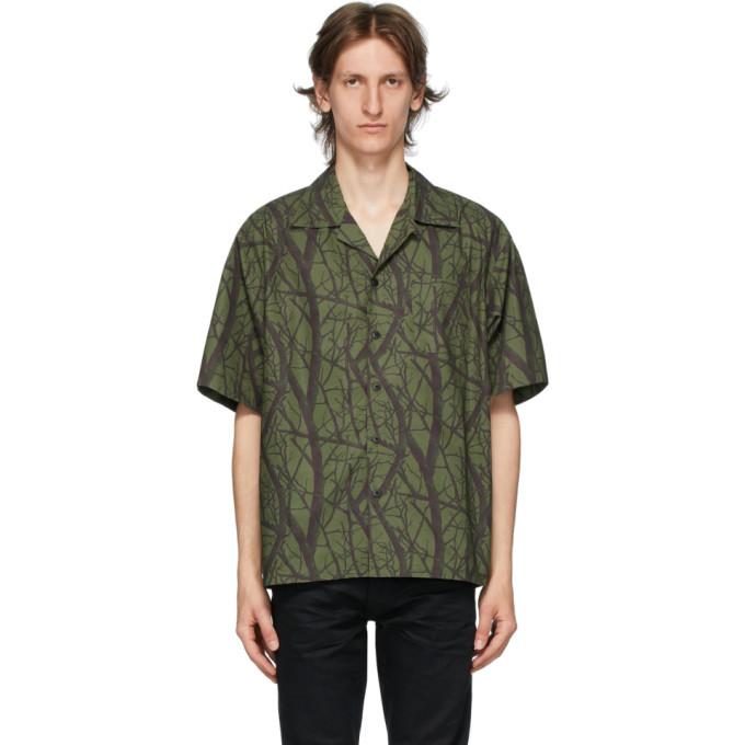 John Elliott Green Camp Shirt