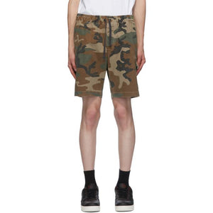 John Elliott Green Utility Cargo Shorts