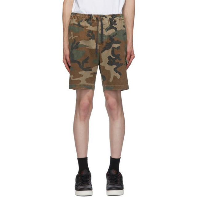 John Elliott Green Utility Cargo Shorts
