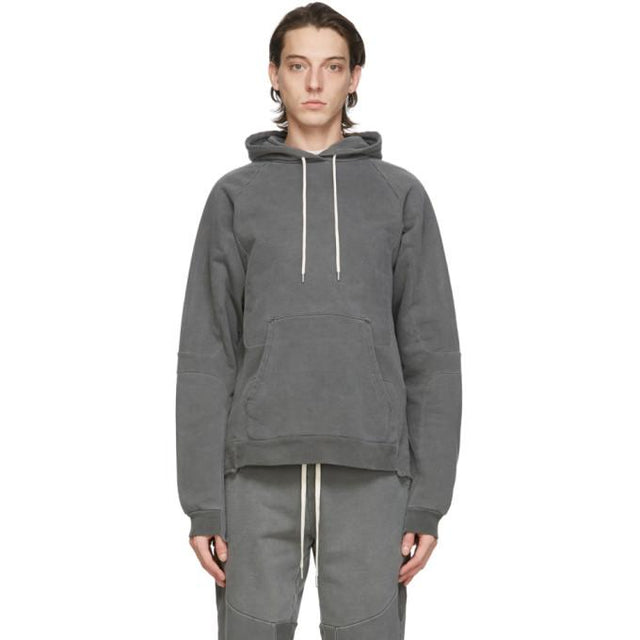 John Elliott Grey Seneca Hoodie