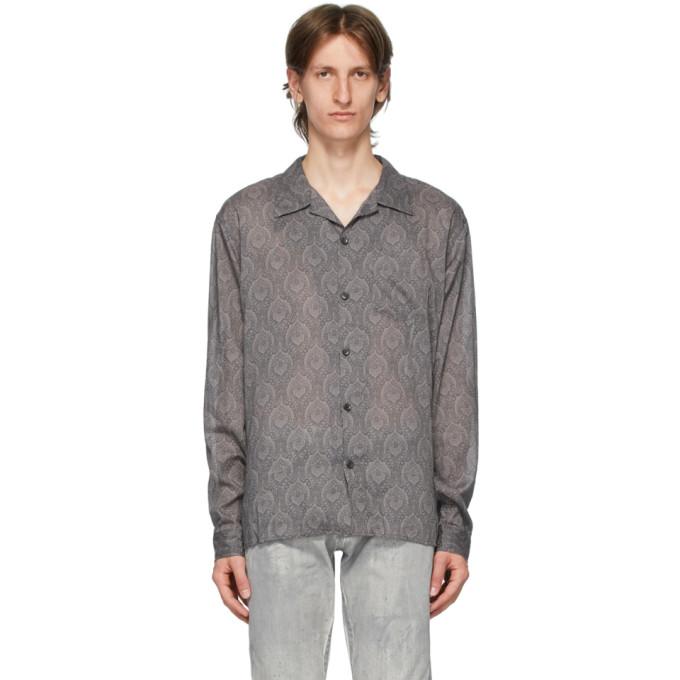 John Elliott Grey Seville Shirt