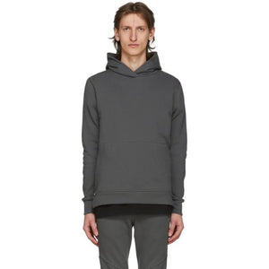 John Elliott Grey Villain Hoodie