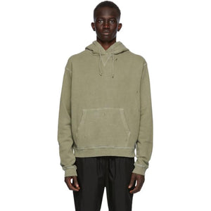 John Elliott Khaki Faded Hoodie