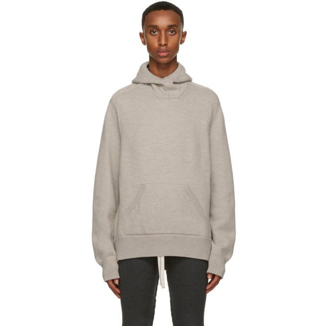 Judy Turner Beige Merino Ezekiel Hoodie