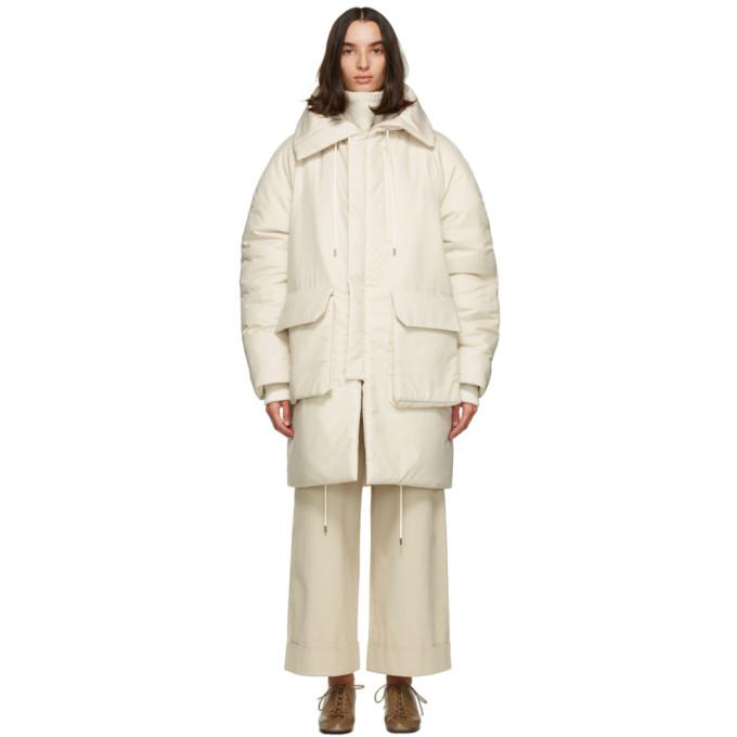 Julia Jentzsch Beige Recycled Down Yulia Coat