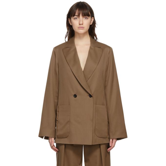 Julia Jentzsch Brown Wool Yavi Blazer