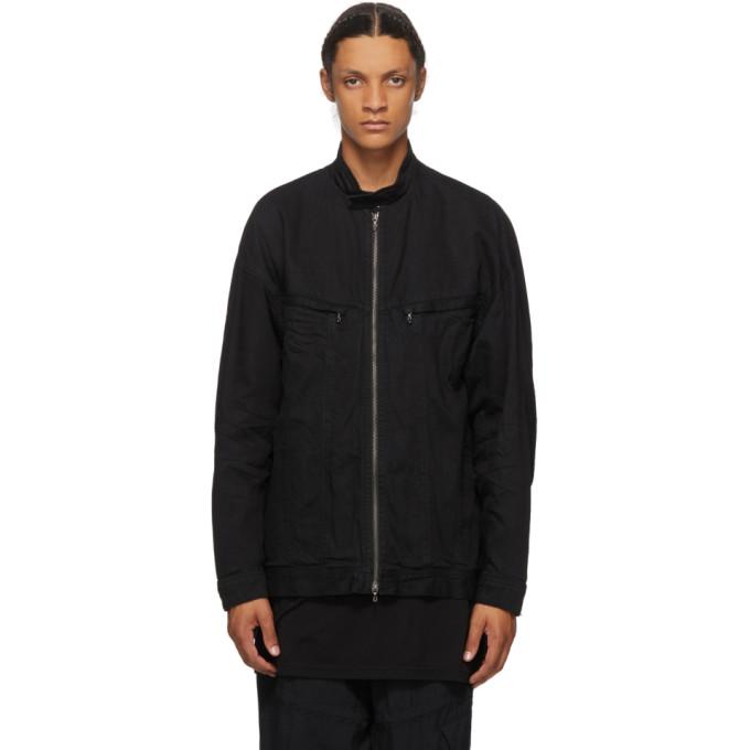 Julius Black Denim Bike Jacket