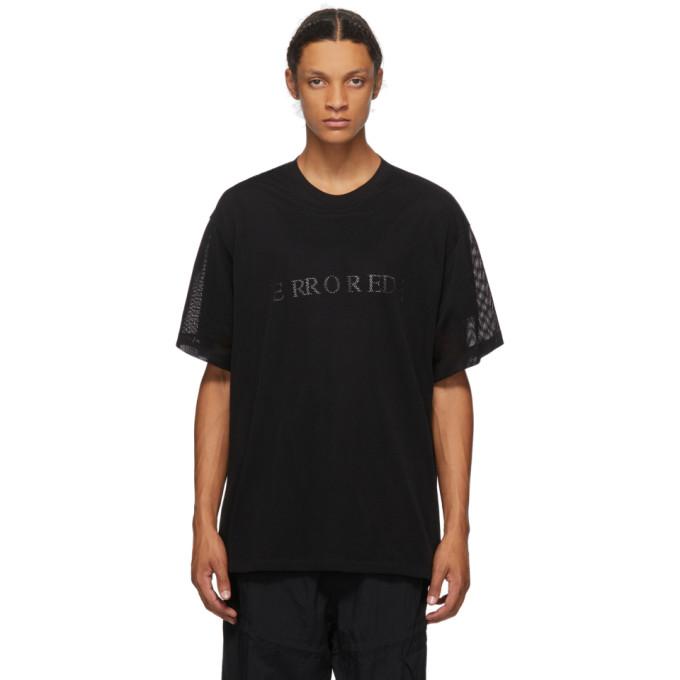 Julius Black Mesh Layer T-Shirt