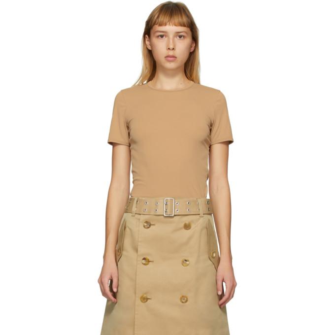 Junya Watanabe Beige Shrunken T-Shirt