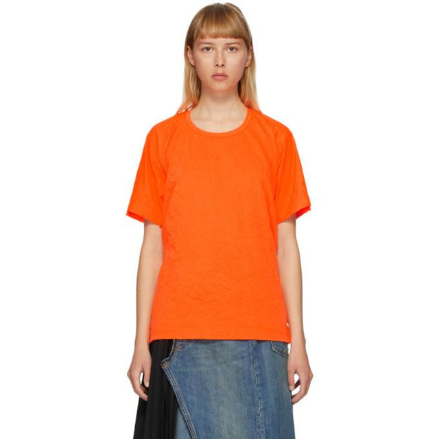Junya Watanabe Orange Wrinkled T-Shirt