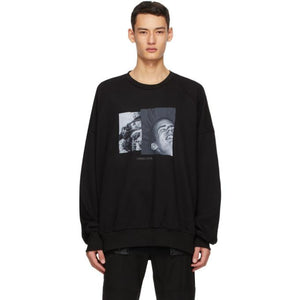 Juun.J Black Face Sweatshirt