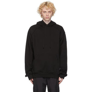 Juun.J Black Logo Hoodie
