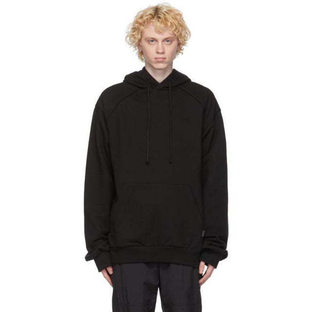 Juun.J Black Logo Hoodie