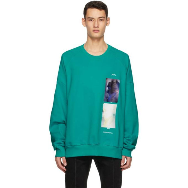 Juun.J Blue Fundamental Sweatshirt