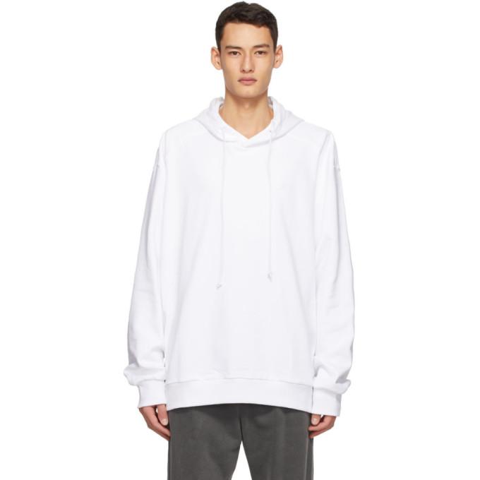 Juun.J White Classic Hoodie