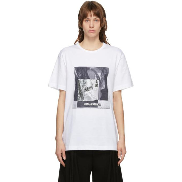 Juun.J White Graphic T-Shirt