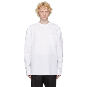Juun.J White Poplin Sweater