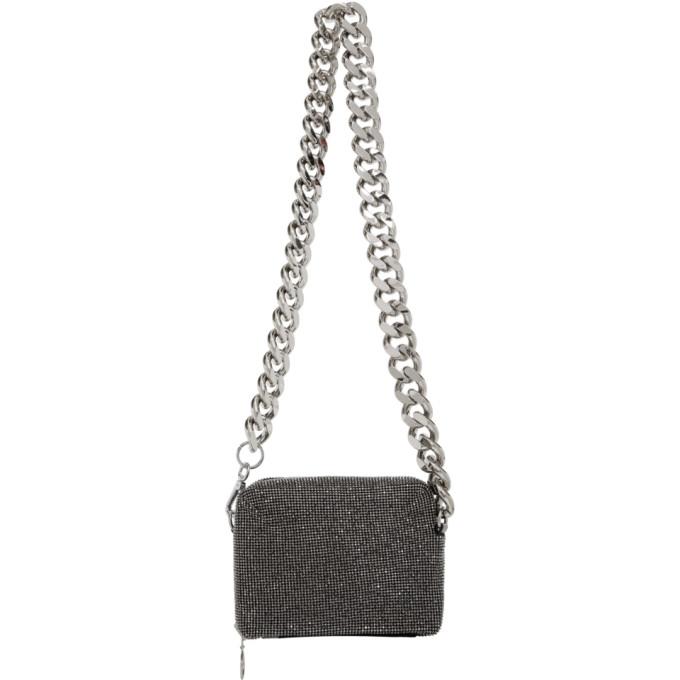 KARA Black Hematite Mesh Camera Bag