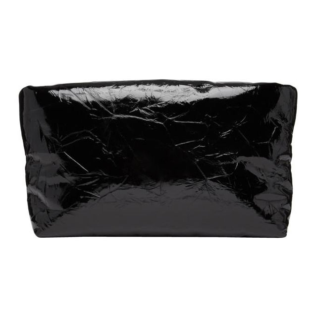 KASSL Editions Black Patent Lacquer Clutch