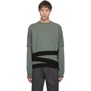 Keenkee Green and Black Sculpture Pt. 2 Sweatshirt
