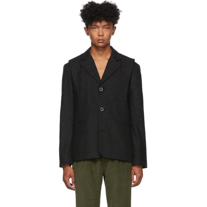 Keenkee Grey Pads Blazer