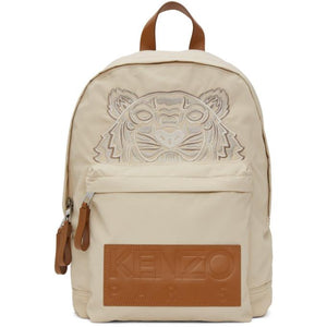 Kenzo Beige High Summer Capsule Collection Tiger Backpack