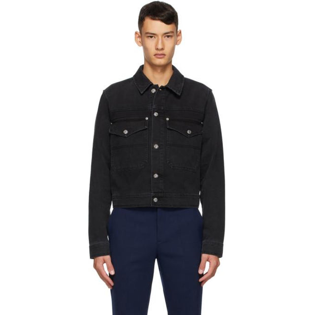 Kenzo Black Cotton Denim Jacket