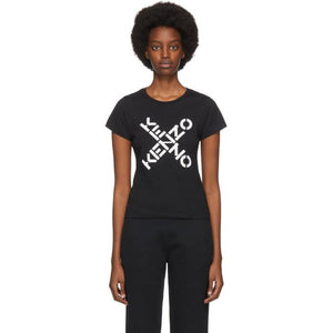 Kenzo Black Slim Sport Big X T-Shirt