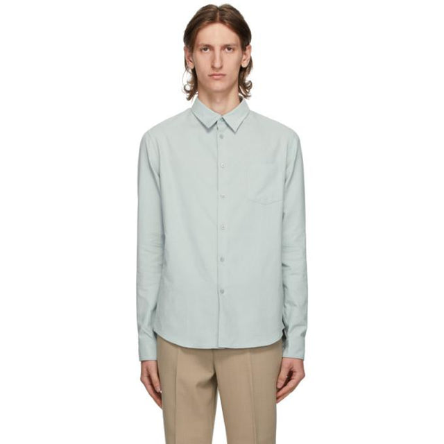 Kenzo Green Corduroy Slim Fit Shirt