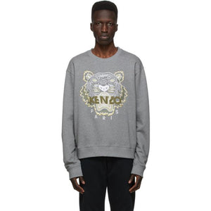 Kenzo Grey Classic Tiger Sweatshirt