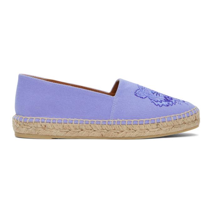 Kenzo Purple High Summer Tiger Espadrilles