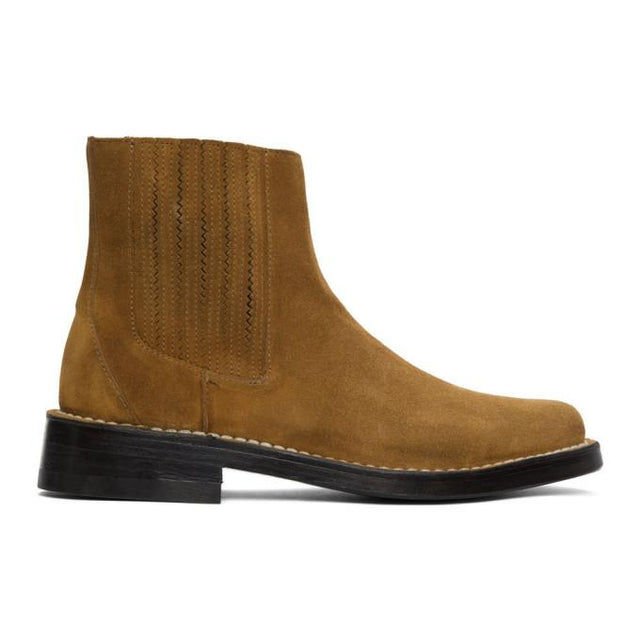 Kenzo Tan Suede Kolorado Chelsea Boots
